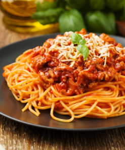 meal prep spaghetti bolognaise