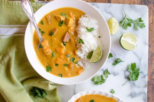 chicken and butternut curry